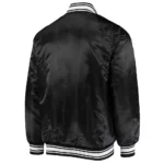 Detroit Lions Locker Room Black Satin Jacket