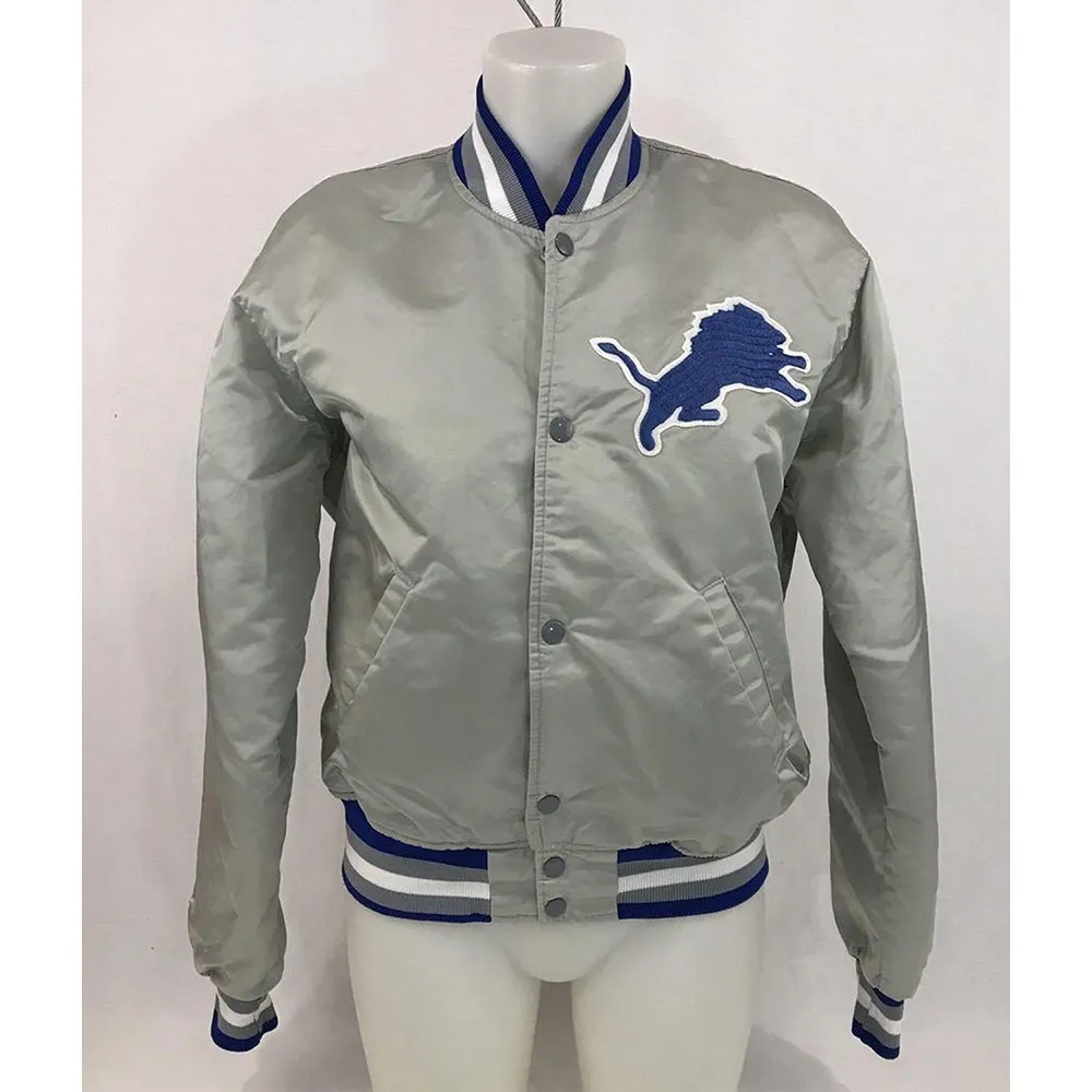 Detroit Lions Satin Jacket Detroit Lions Satin Jacket