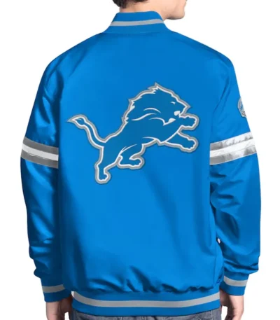Detroit Lions Scout Varsity Satin Jacket