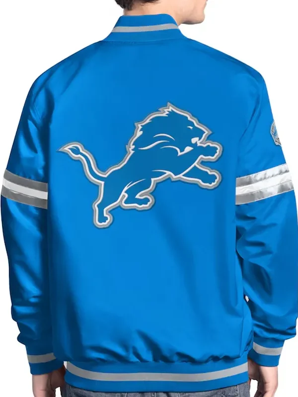 Detroit Lions Scout Varsity Satin Jacket