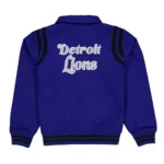 Detroit Lions Sport Night Teddy Varsity Jacket