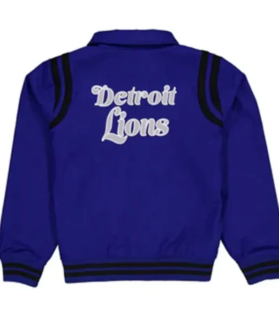 Detroit Lions Sport Night Teddy Varsity Jacket