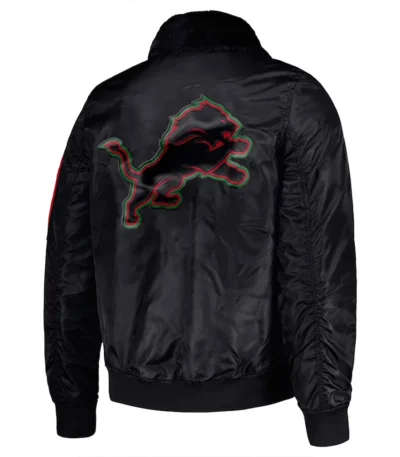 Detroit Lions TY Mopkins Black Jacket