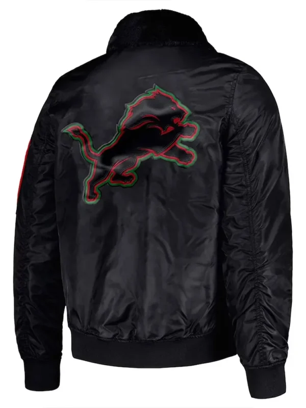 Detroit Lions TY Mopkins Black Jacket