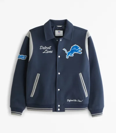 Detroit Lions Varsity Bomber Jacket