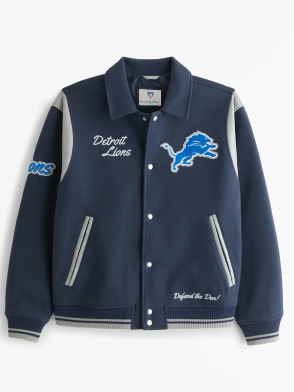 Detroit Lions Varsity Bomber Jacket