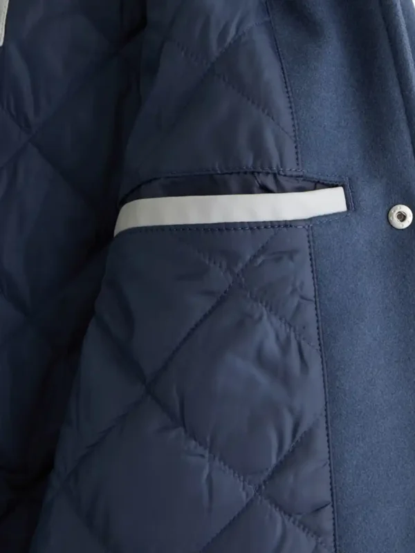 Detroit Lions Varsity Bomber Jacket