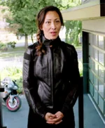 Dr. Audrey Lim The Good Doctor S03 Black Leather Jacket