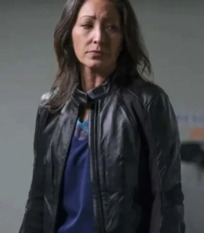 Dr. Audrey Lim The Good Doctor S03 Black Leather Jacket