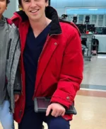 Dr. Shaun Murphy The Good Doctor Red Hooded Jacket