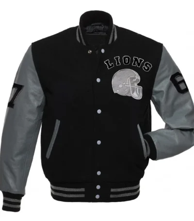Eddie Brock Venom 2 Detroit Lions Varsity Jacket