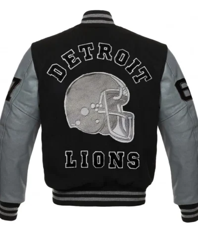 Eddie Brock Venom 2 Detroit Lions Varsity Jacket