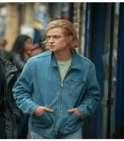 Eddie Walker Suspicion S01 Blue Cotton Jacket
