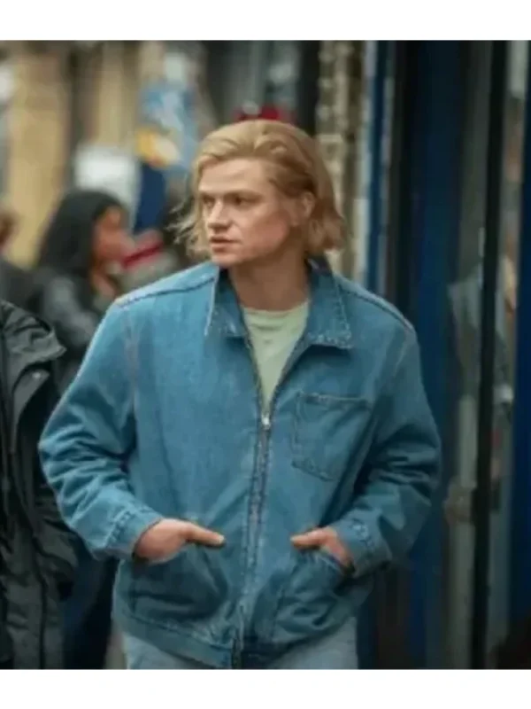 Eddie Walker Suspicion S01 Blue Cotton Jacket
