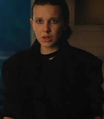 Eleven Stranger Things 3 Black Coat