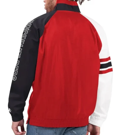 Cincinnati Reds Elite Half Zip Pullover Jacket