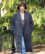Elizabeth Henstridge Suspicion S01 Grey Wool Coat