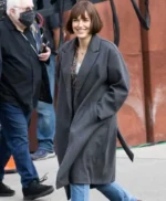 Elizabeth Henstridge Suspicion S01 Grey Wool Coat
