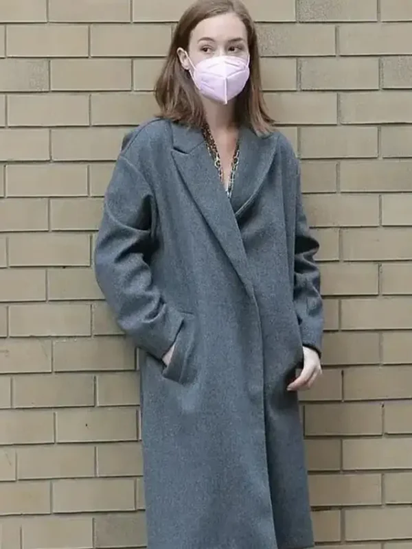 Elizabeth Henstridge Suspicion S01 Grey Wool Coat