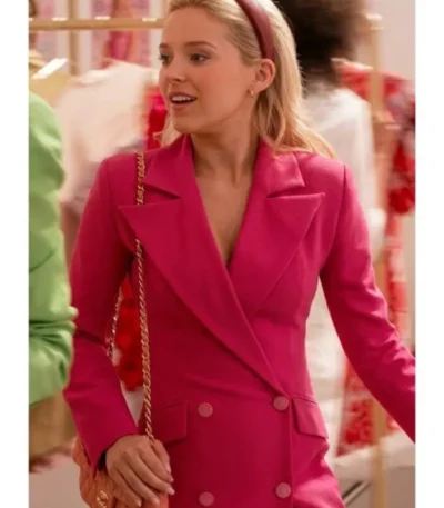 Elle Lexi Minetree Pink Blazer