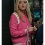 Elle Lexi Minetree Pink Bomber Jacket