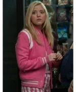 Elle Lexi Minetree Pink Bomber Jacket
