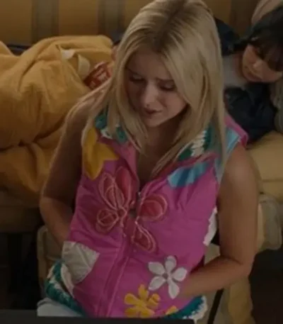 Elle Lexi Minetree Pink Floral Vest