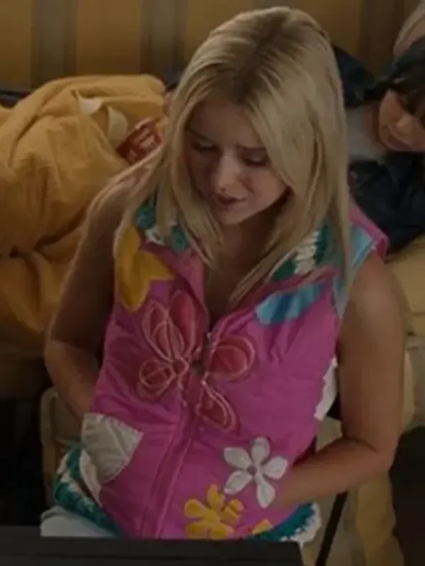 Elle Lexi Minetree Pink Floral Vest