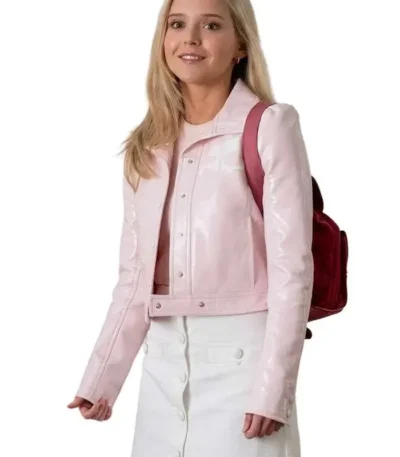 Lexi Minetree Elle Cropped Light Pink Jacket