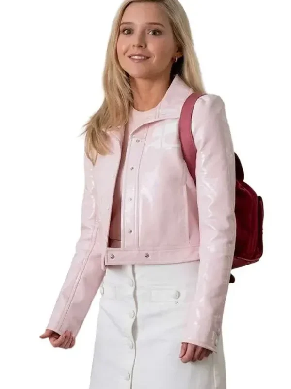 Lexi Minetree Elle Cropped Light Pink Jacket