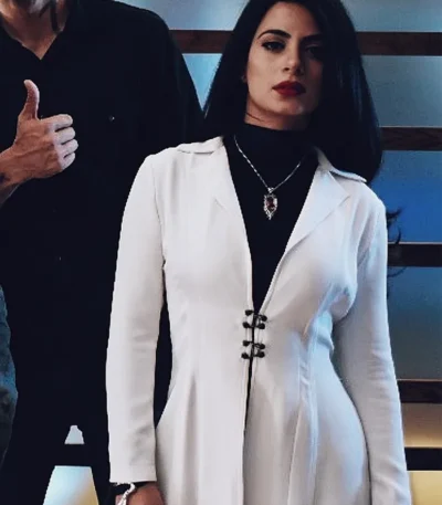 Emeraude Toubia Shadowhunters White Coat