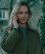 Emma Flyte Slow Horses Season 04 Green Cotton Coat