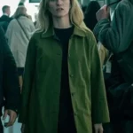 Emma Flyte Slow Horses Season 04 Green Cotton Coat