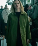 Emma Flyte Slow Horses Season 04 Green Cotton Coat