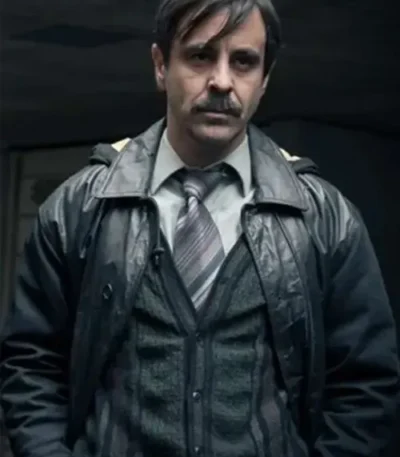 Emun Elliott The Gold 2023 Black Leather Jacket