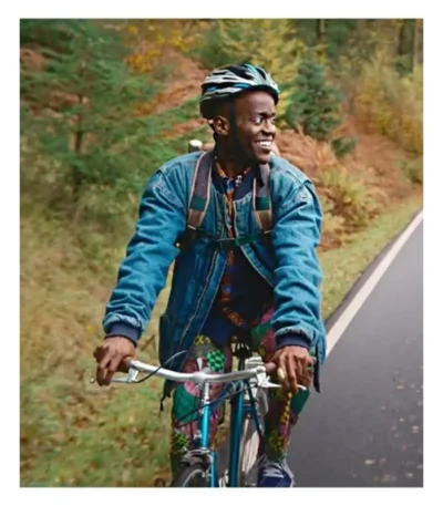 Eric Effiong Sex Education S04 Blue Denim Jacket