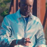 Eric Effiong Sex Education S04 Silver Leather Jacket