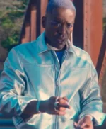 Eric Effiong Sex Education S04 Silver Leather Jacket