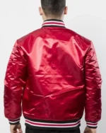 Exclusive Chicago Bulls Red Satin Jacket