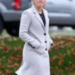 Felicity Smoak The Flash S01 Gray Trench Coat