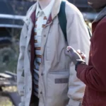 Finn Wolfhard Stranger Things Off White Jacket
