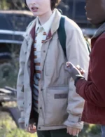Finn Wolfhard Stranger Things Off White Jacket