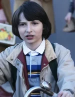 Finn Wolfhard Stranger Things Off White Jacket