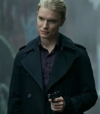 Freddie Fox The Sandman S02 Black Cotton Coat