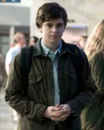 Freddie Highmore The Good Doctor Shaun Murphy Brown Jacket