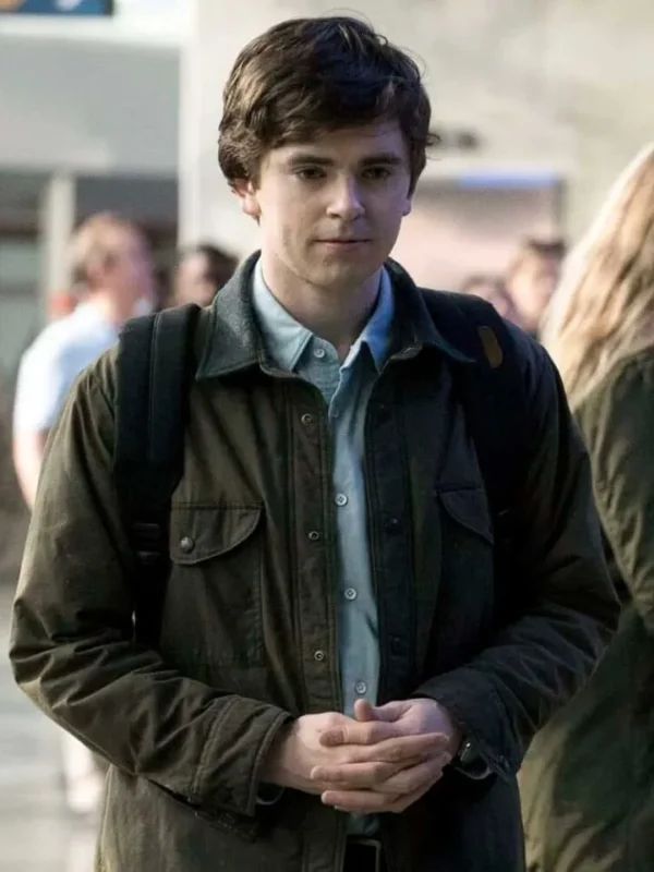 Freddie Highmore The Good Doctor Shaun Murphy Brown Jacket