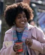 Gabriella Saraivah The Other Zoey Pink Wool Coat