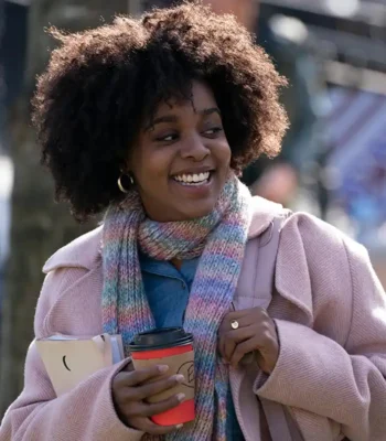 Gabriella Saraivah The Other Zoey Pink Wool Coat