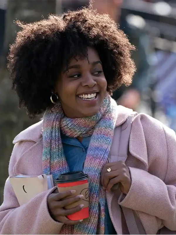 Gabriella Saraivah The Other Zoey Pink Wool Coat