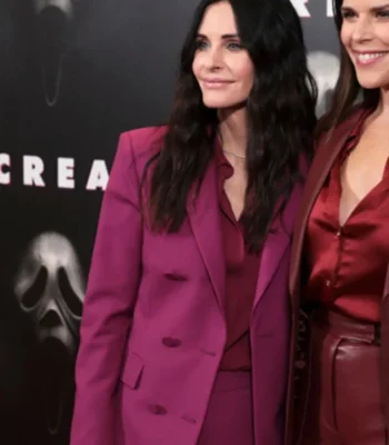 Gale Weathers Scream Purple Blazer Coat